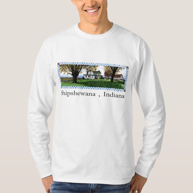Amisches Zuhause Shipshewana, Indiana T-Shirt (Vorderseite)