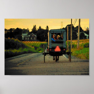 Amish Afternoon Poster