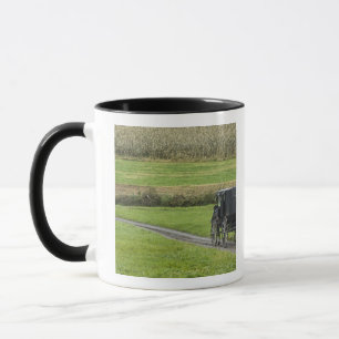 Amish-Buggy auf einer Farmstraße, Nordost-Ohio, Tasse