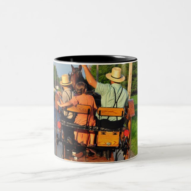 Amish Buggy Kaffee Tasse (Mittel)