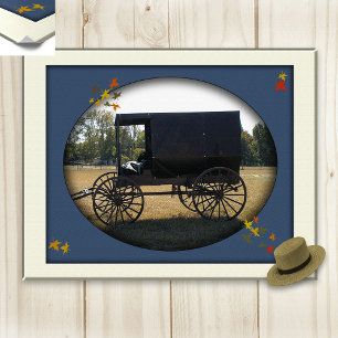 Amish Buggy Poster