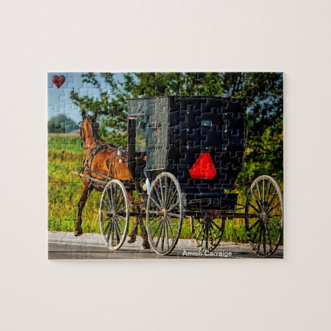 Amish Carraige Puzzle (Horizontal)