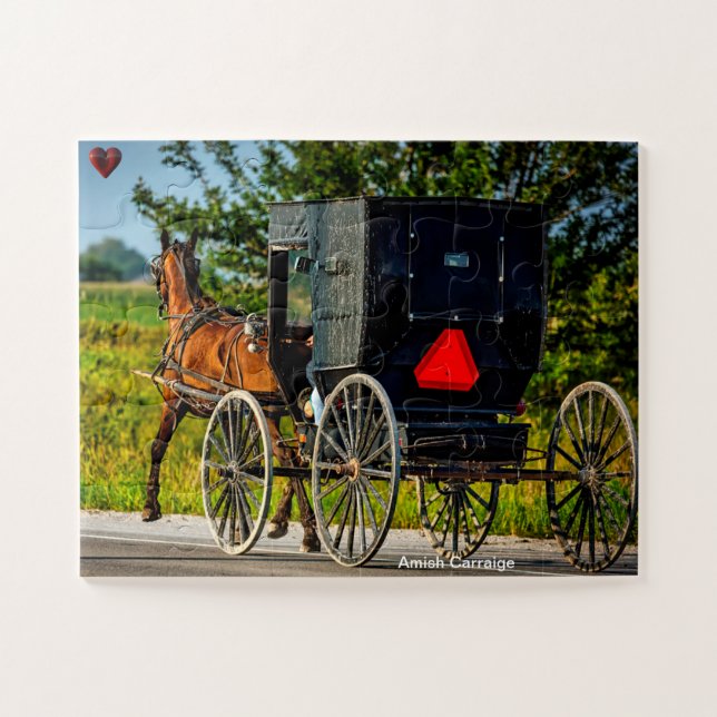 Amish Carraige Puzzle (Horizontal)