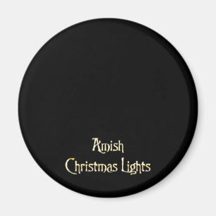 Amish Christmas Lights Magnet