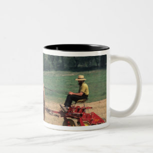 Amish Country einfache Leute in der Landwirtschaft Zweifarbige Tasse
