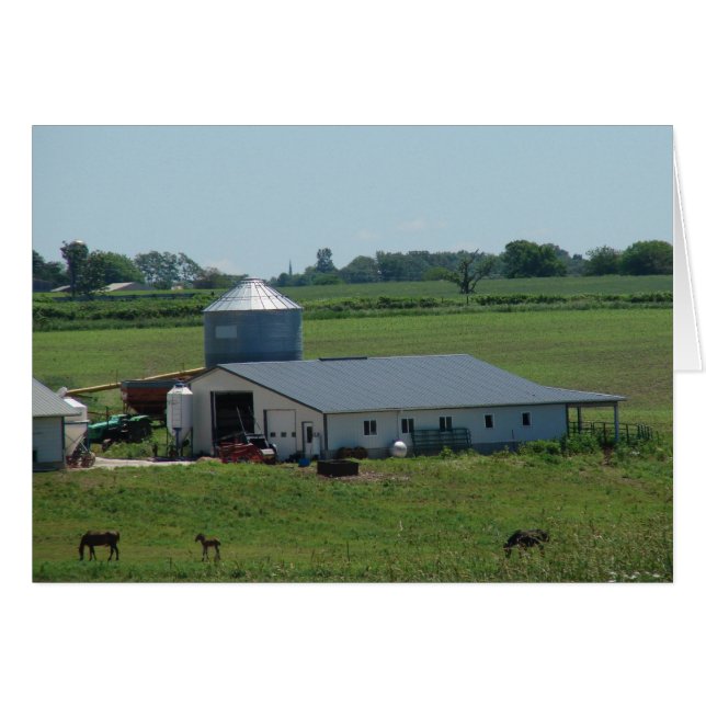 Amish Country Pasteur Szene (Vorderseite (Horizontal))