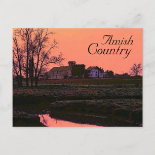 Amish Country Postcard Postkarte