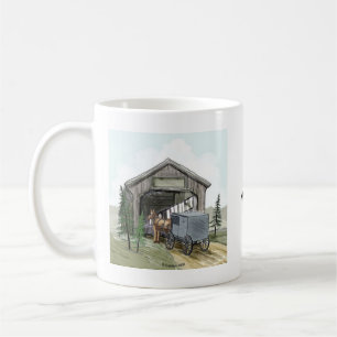 Amish Covered Bridge Kaffeetasse