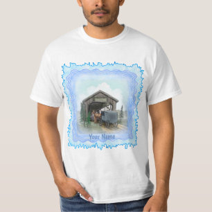 Amish Covered Bridge T - Shirt