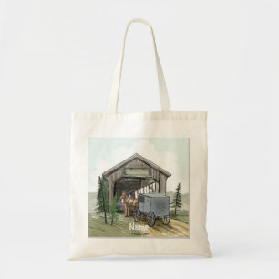 Amish Covered Bridge-Taschentasche Tragetasche