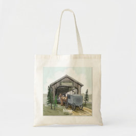 Amish Covered Bridge Tote Bag Tragetasche