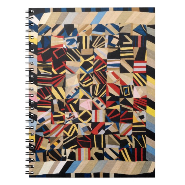 Amish Crazy Quilt von Lydia Beachy Notizblock (Vorderseite)