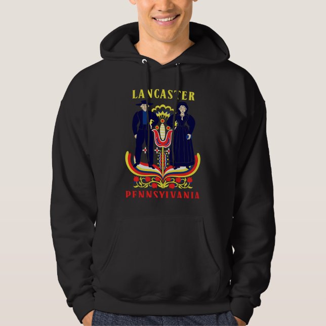 Amish Folklore Lancaster Pennsylvania Hoodie (Vorderseite)