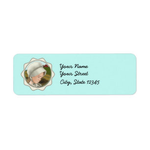 Amish Girl Bonnet Labels