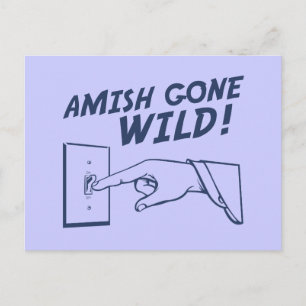 Amish Gone Wild! Postkarte