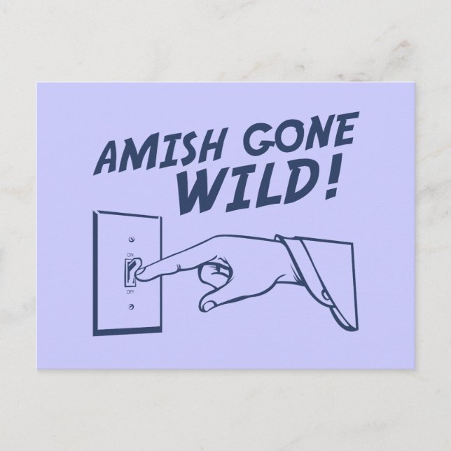 Amish Gone Wild! Postkarte (Vorderseite)