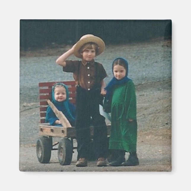 Amish Kids Lancaster Landkreis PA Magnet (Vorne)