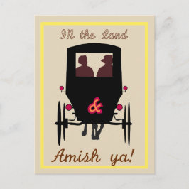 Amish Land Postkarte