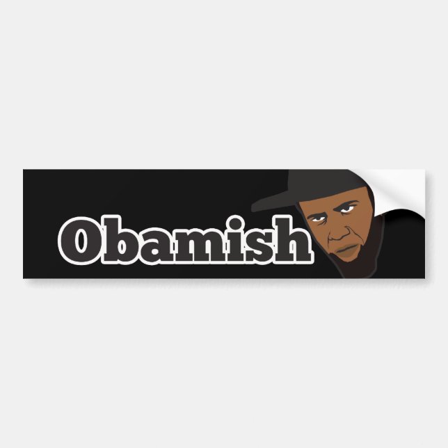 Amish Obama Autoaufkleber (Vorne)