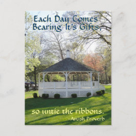 Amish Proverb Postcard Postkarte