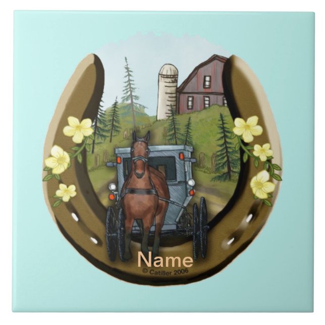 Amish Road Trip Flip Fliese (Vorderseite)