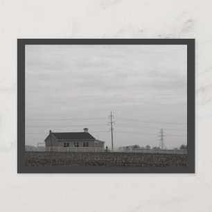 Amish Schoolhouse Postkarte