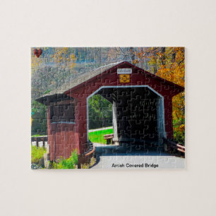 Amish überdachte Brücke Puzzle