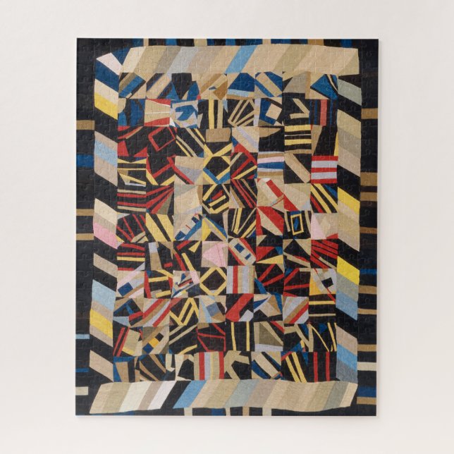 Amish-verrückte Quilt Puzzle (Vertikal)