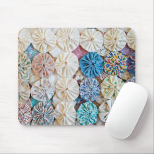 Amish Yo Yo Quilt Pattern Mousepad