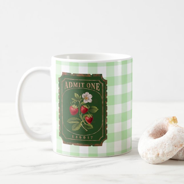 Amit one - Strawberry Kaffeetasse (Mit Donut)