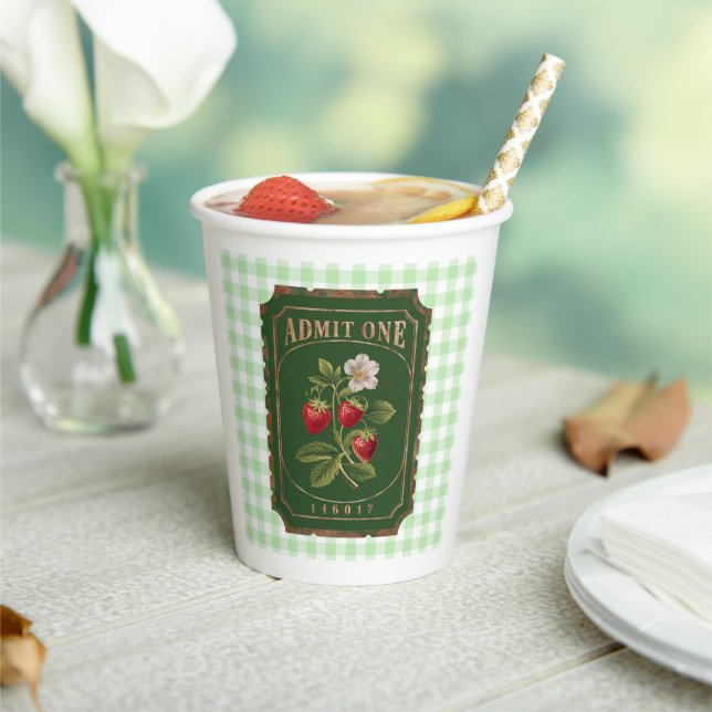 Amit one - Strawberry Pappbecher (In Situ)