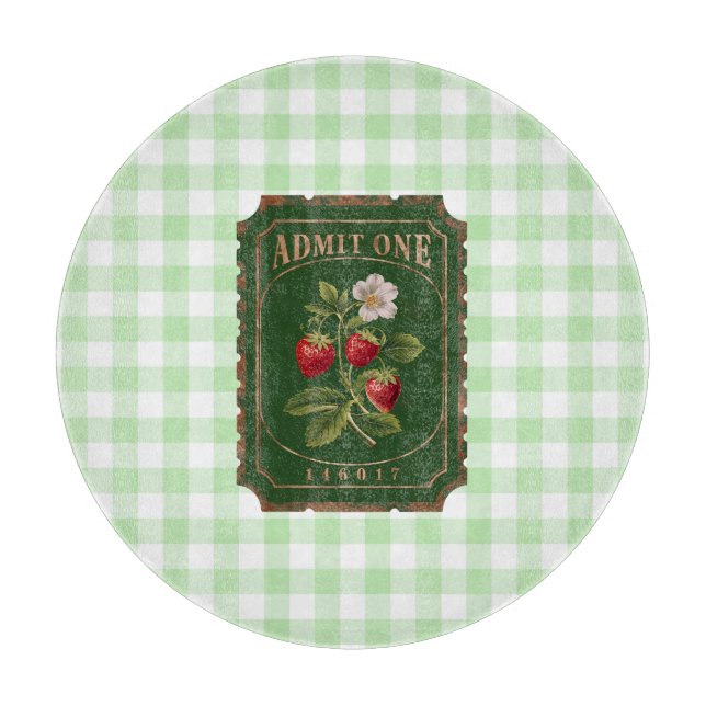 Amit one - Strawberry Schneidebrett (Vorderseite)