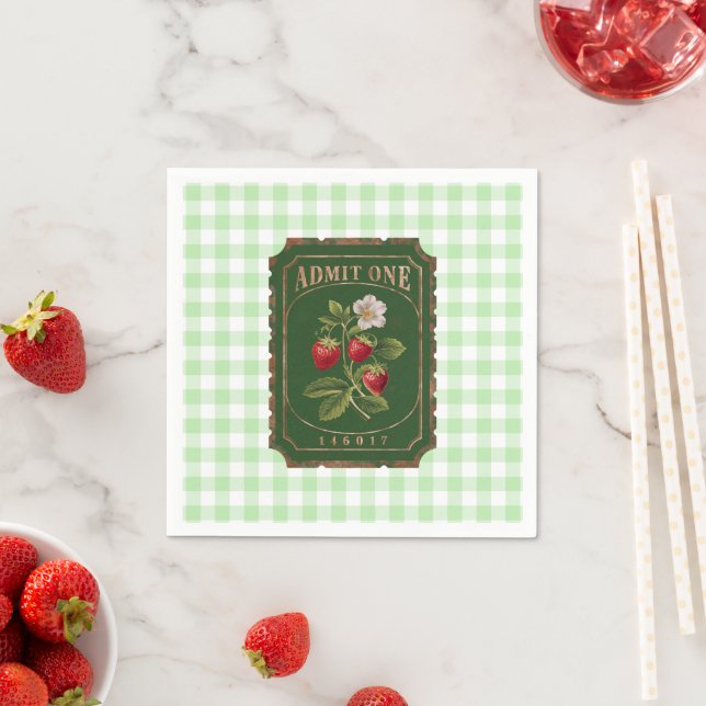 Amit one - Strawberry Serviette (Beispiel)