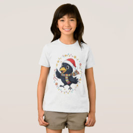 AMITA | Cheerful Crow - Holiday Lights Tri-Blend Shirt