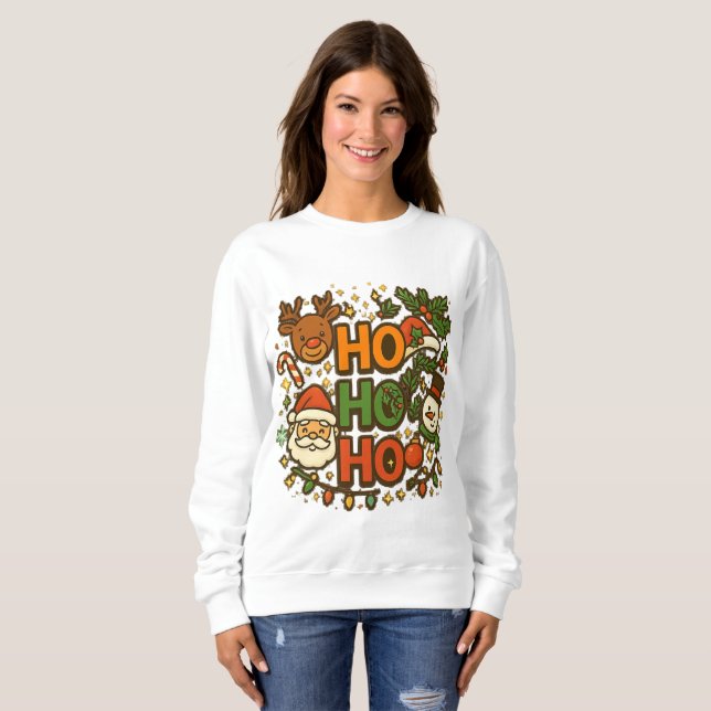 AMITA | HO HO HO Holiday Crew Tee (Vorne ganz)
