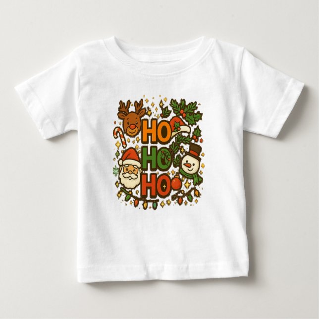 AMITA | HO HO HO Holiday Crew Tee (Vorderseite)