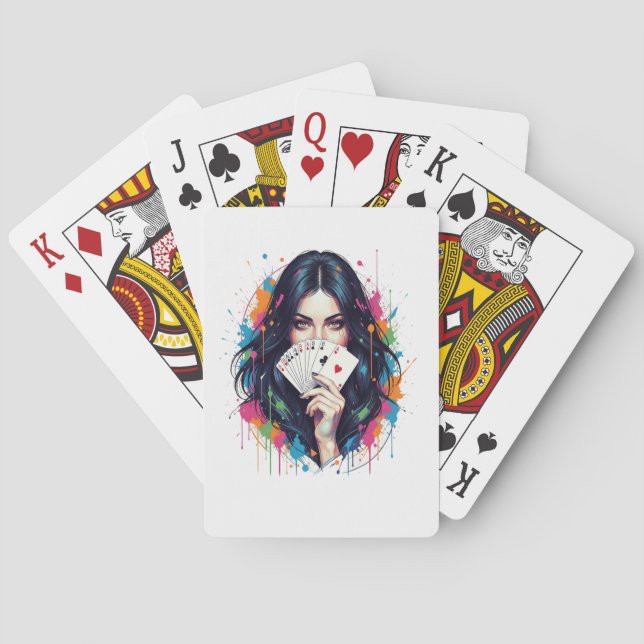 AMITA | Infinite Luck | Poker Muse Spielkarten (Rückseite)