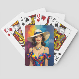 AMITA | Infinite Summer Muse | Abstract Elegance Spielkarten