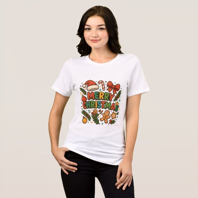 AMITA | Merry Christmas Party Tee (Vorderseite voll)