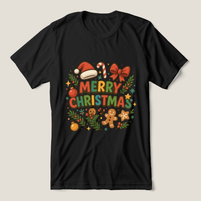 AMITA | Merry Christmas Party Tee (Design Vorderseite)