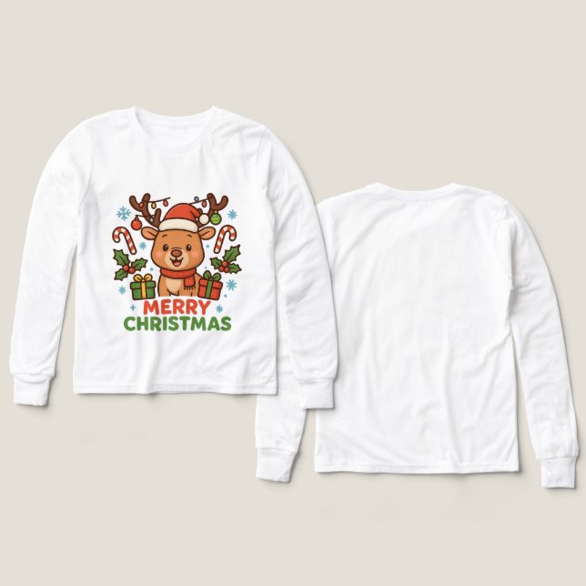 AMITA  - Merry Christmas Reindeer (Design Vorderseite & Rückseite)