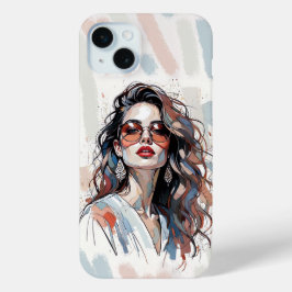 AMITA | Soft Pastel Art Woman Phone Cases