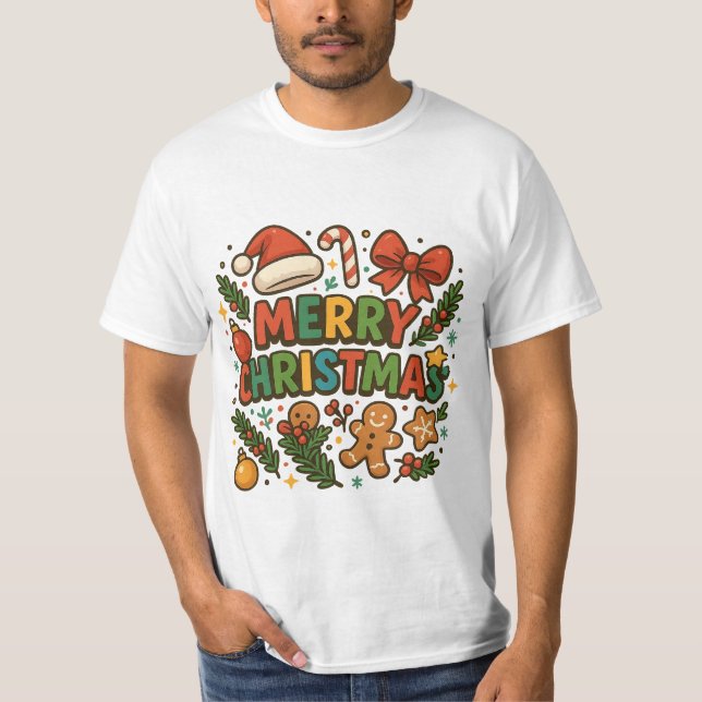 AMITA | Weihnachtsfeier-T-Shirt T-Shirt (Vorderseite)