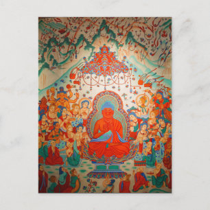 Amitabha Buddha Sukhavati Pure Land Postkarte