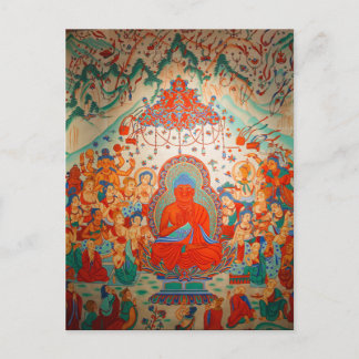 Amitabha Buddha Sukhavati Reines Land Postkarte
