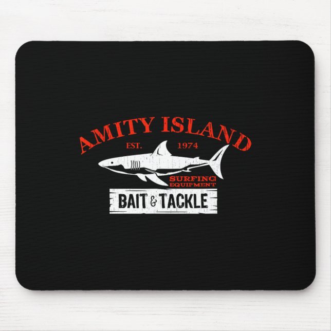Amity Island It and Tackle Retro Fishing 1 Mousepad (Vorne)