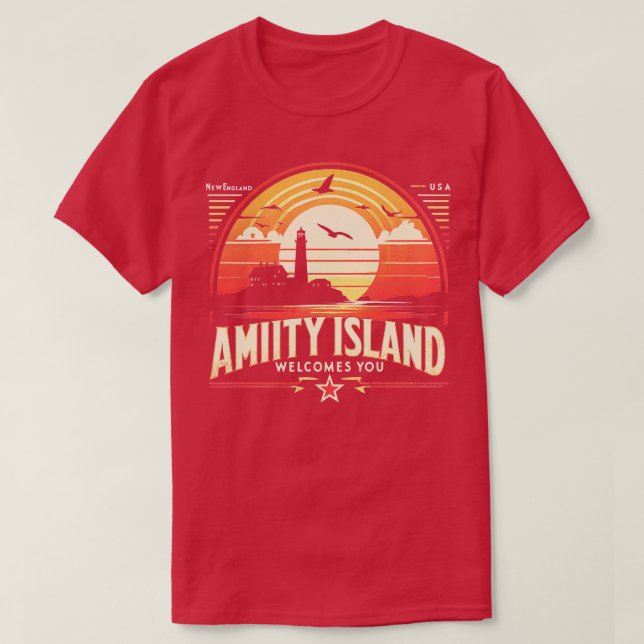 Amity Island T-Shirt (Design vorne)