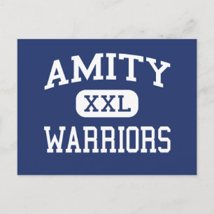 Amity - Warriors - High School - Amity Oregon Postkarte