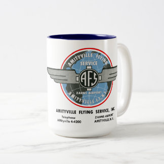 Amityville Flying Service 15-ozKaffeemaschine Tass Zweifarbige Tasse