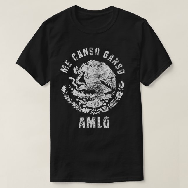 AMLO Andres Manuel Lopez Obrador Presidente De Mex T-Shirt (Design vorne)
